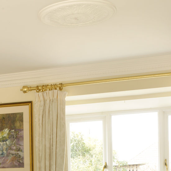A ceiling rose will add gorgeous period charm to an older property