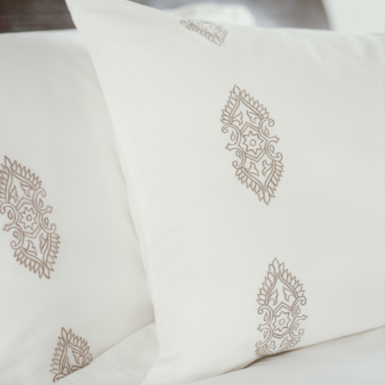 Akoya bedlinen from Lombok | Bedroom soft furnishings | PHOTO GALLERY | 25 Beautiful Homes | Housetohome