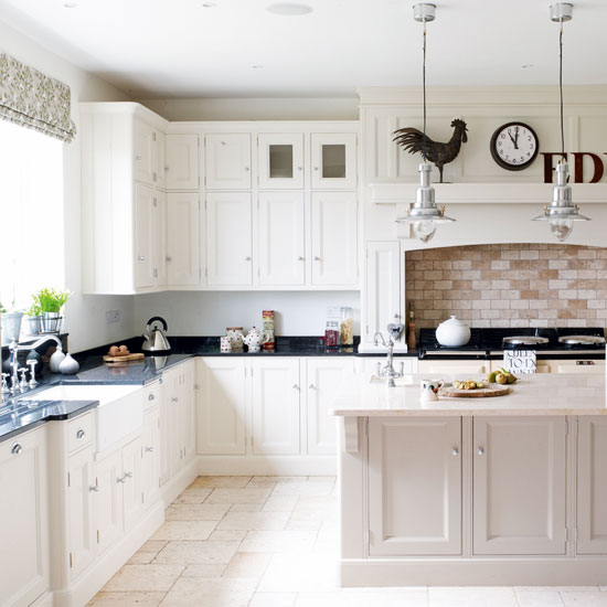 White hand-painted kitchen | White kitchens | PHOTO GALLERY | Beautiful Kitchens | Housetohome.co.uk