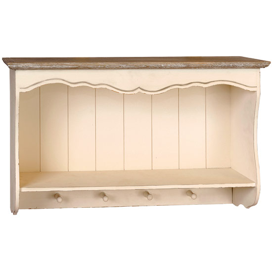 Country wall shelf from Feather Black | kitchen | PHOTO GALLERY | Style at Home | Housetohome