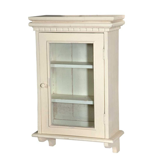 Cream Shabby Chic Cabinet from Home Kandi | kitchen shelving | PHOTO GALLERY | Style at Home | Housetohome