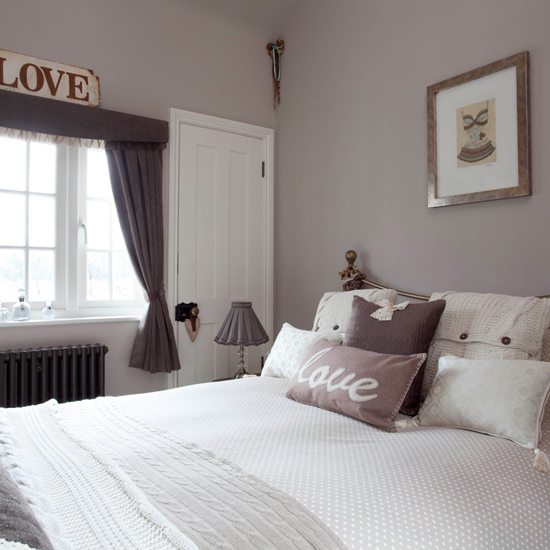 ... bedroom in mushroom grey | Small bedroom ideas | housetohome.co.uk