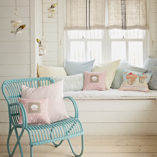 Pretty pastel hallway