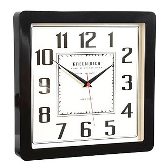 Black retro wall clock from Debenhams | Wall clocks | Traditional clocks | PHOTO GALLERY | Housetohome