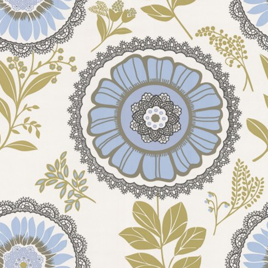 Amy Butler Lacework Wallpaper in Moss from Homebase Amy Butler Lacework Wallpaper in Moss from Homebase | Country wallpaper | Home decorating ideas | PHOTO GALLERY | housetohome
