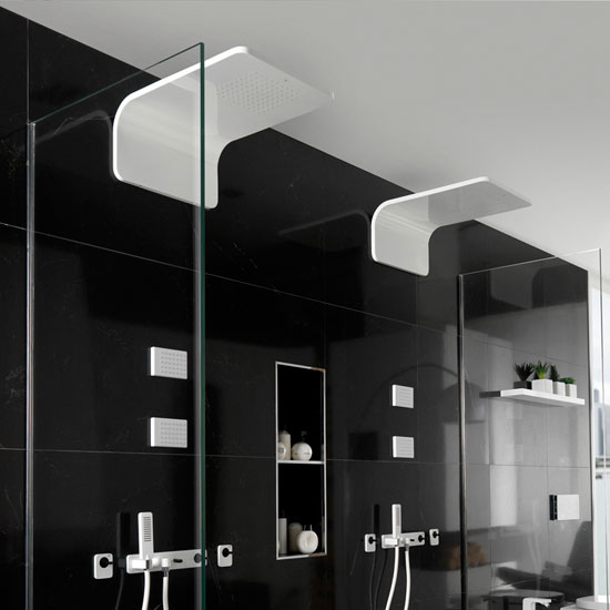 Supersized Shower Heads Lounge rain shower head from Porcelanosa | bathroom trends 2012 | bathroom | Ideal Home | PHOTO GALLERY | housetohome