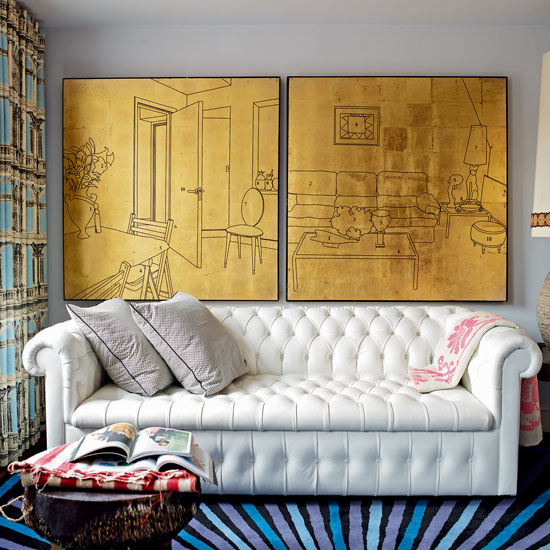 Guest bedroom/office Spare bedroom l Be inspired by a quirky Georgian house l House Tour l PHOTO GALLERY l Livingetc l Housetohome