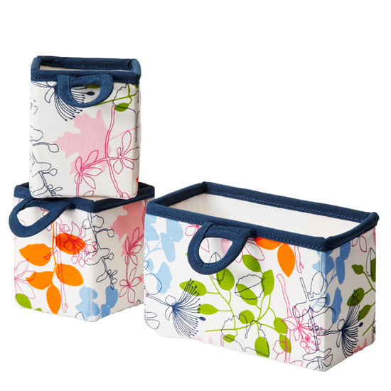 Notudden hanging storage boxes from Ikea Notudden hanging storage boxes from Ikea | Colourful bathroom accessories | PHOTO GALLERY | Style at Home | Housetohome
