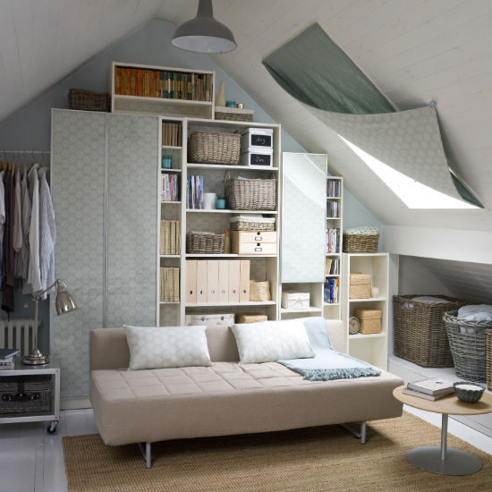 Lofty living | guest bedroom decorating idea | PHOTO GALLERY | Ideal Home | Housetohome