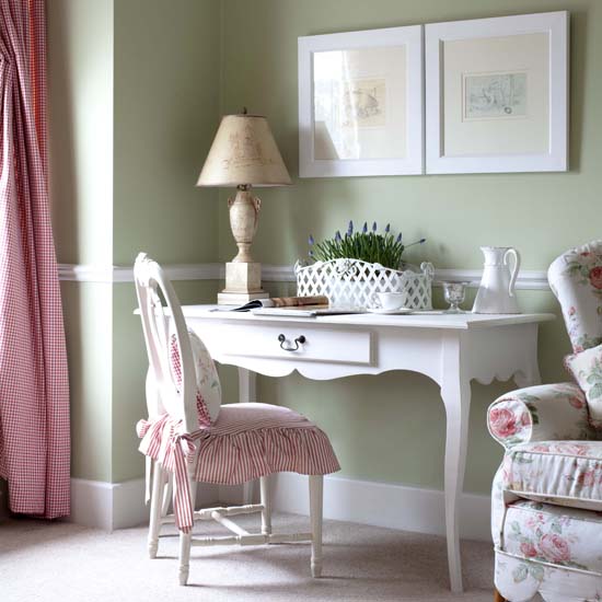 Elegant home office Elegant home office | Formal home office | Traditional home office | decorating ideas | PHOTO GALLERY | 25 Beautiful Homes | Housetohome