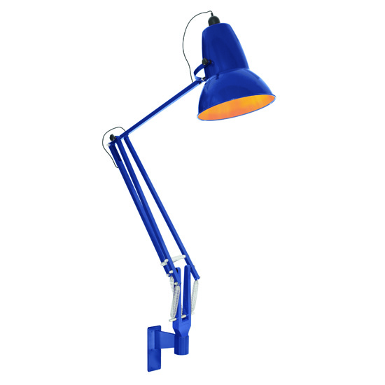 Giant Cobalt Blue Anglepoise from Anglepoise | Wall lights | Lighting | Lighting ideas | Hallway | Living room | PHOTO GALLERY | 25 Beautiful Homes | Housetohome