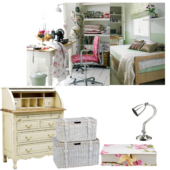 Vintage Style Craft Room