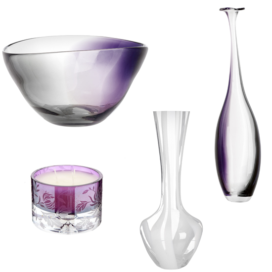 Selection of glassware from Black by Betty Jackson from Debenhams | A/W12 homes trends | PHOTO GALLERY | housetohome