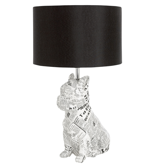 Ben de Lisi Newspaper print lamp from Debenhams | A/W12 homes trends | PHOTO GALLERY | housetohome