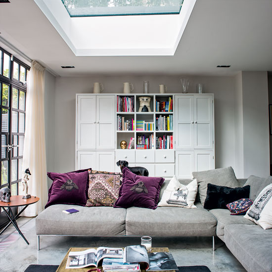 Open-plan luxurious living room | Modern decorating ideas | Livingetc | Housetohome