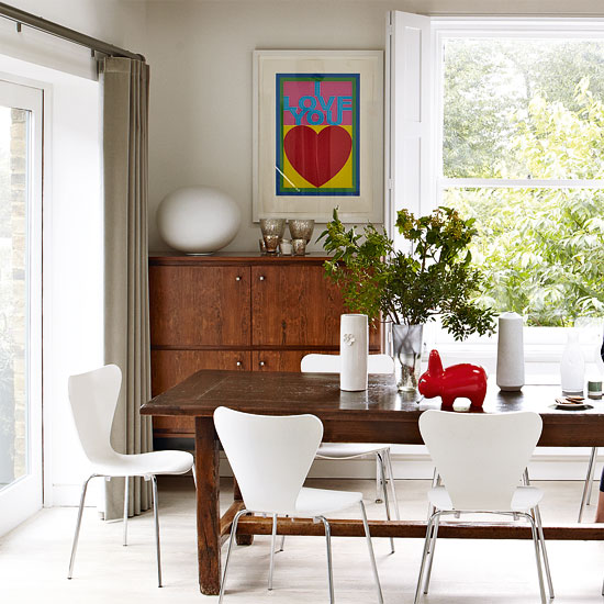 Dining room | Step inside an arty converted dairy home in west London | Modern home | House Tour | PHOTO GALLERY | Livingetc | Housetohome