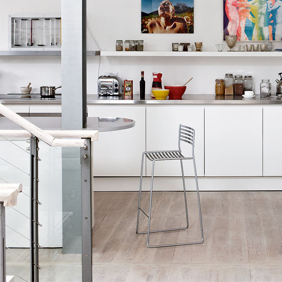 Kitchen area | Step inside an arty converted dairy home in west London | Modern home | House Tour | PHOTO GALLERY | Livingetc | Housetohome