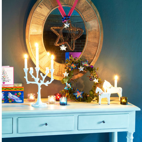 Add the glow of candlelight Add the glow of candlelight | Hallway | PHOTO GALLERY | Country Homes and Interiors | Housetohome.co.uk