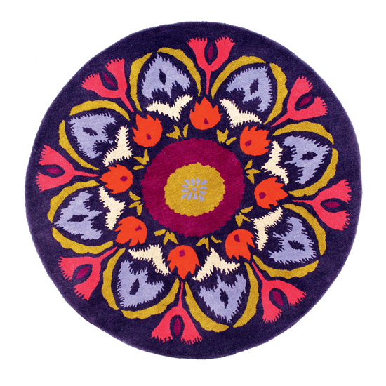 Caravan round rug from Marks & Spencer | Folk trend autumn/winter 2012 | Decorating trends | Housetohome.co.uk