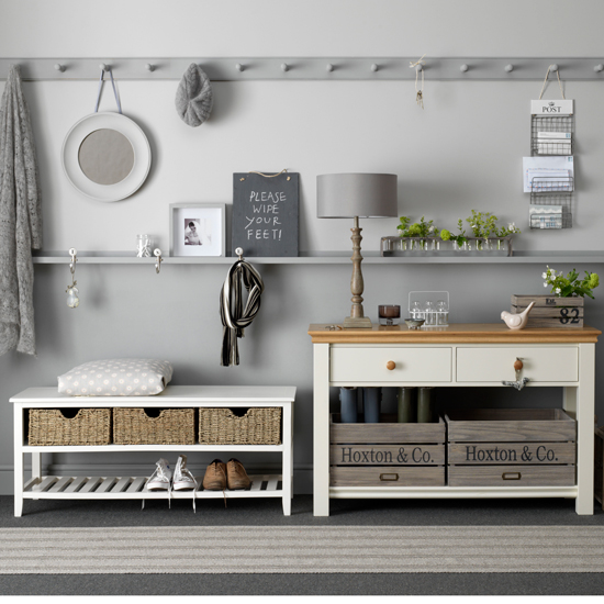 Grey hallway 