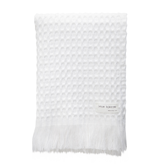 White waffle towel from Sweetpea & Willow White Waffle Towel from Sweetpea & Willow | Bath linen - 10 of the best | Bathroom | PHOTO GALLERY | Housetohome.co.uk