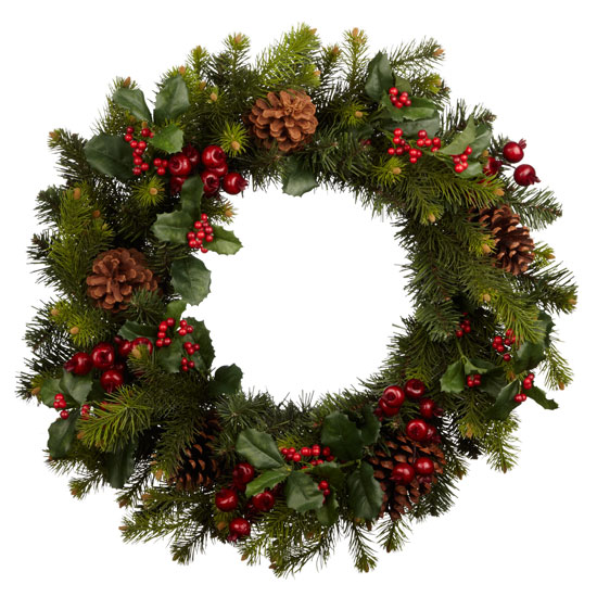 Premium red berry wreath from John Lewis Premium red berry wreath from John Lewis | All rooms | PHOTO GALLERY | Country Homes and Interiors | Housetohome.co.uk