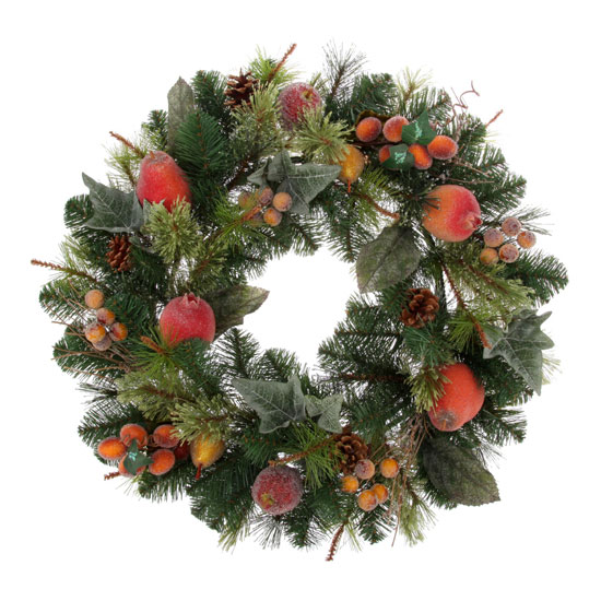 Wreath with fruit from Tesco Wreath with fruit from Tesco | All rooms | PHOTO GALLERY | Country Homes and Interiors | Housetohome.co.uk