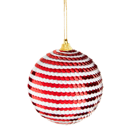 Sequin bauble from Poundland | bauble | PHOTO GALLERY | Style at Home | housetohome