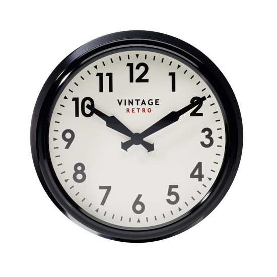 Vintage Station wall clock from Marks & Spencer | clock | marks and spencer | PHOTO GALLERY | Style at Home | Housetohome