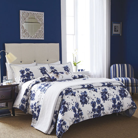 Inky inspiration Mandarin Flowers from Sanderson | PHOTO GALLERY | Homes & Gardens | Housetohome