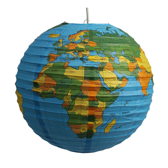 Globe Paper Lampshade from Home & Kids | Childrens lighting - 10 of the best | Childrens room | PHOTO GALLERY | Housetohome.co.uk
