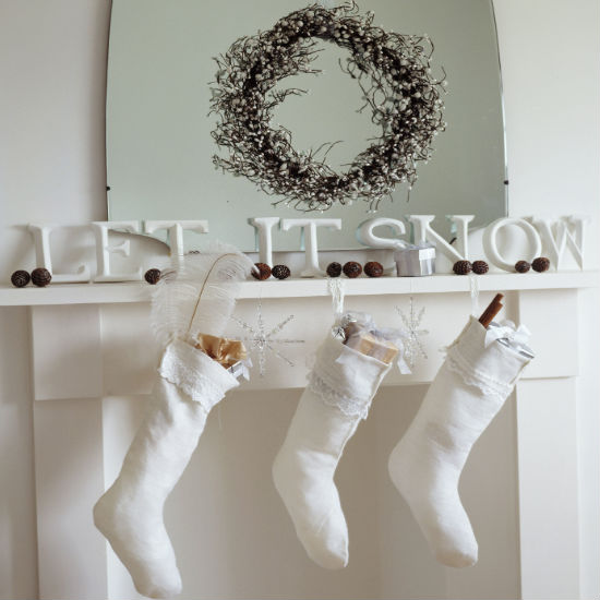 Spell it out | Christmas mantelpiece | Christmas decorating ideas | PHOTO GALLERY | Ideal Home | Housetohome