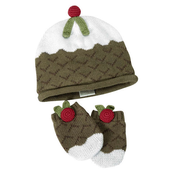 Knit pudding hat & mitts from Mamas & Papas | Christmas gifts | 10 best for 2012 | PHOTO GALLERY | Housetohome.co.uk