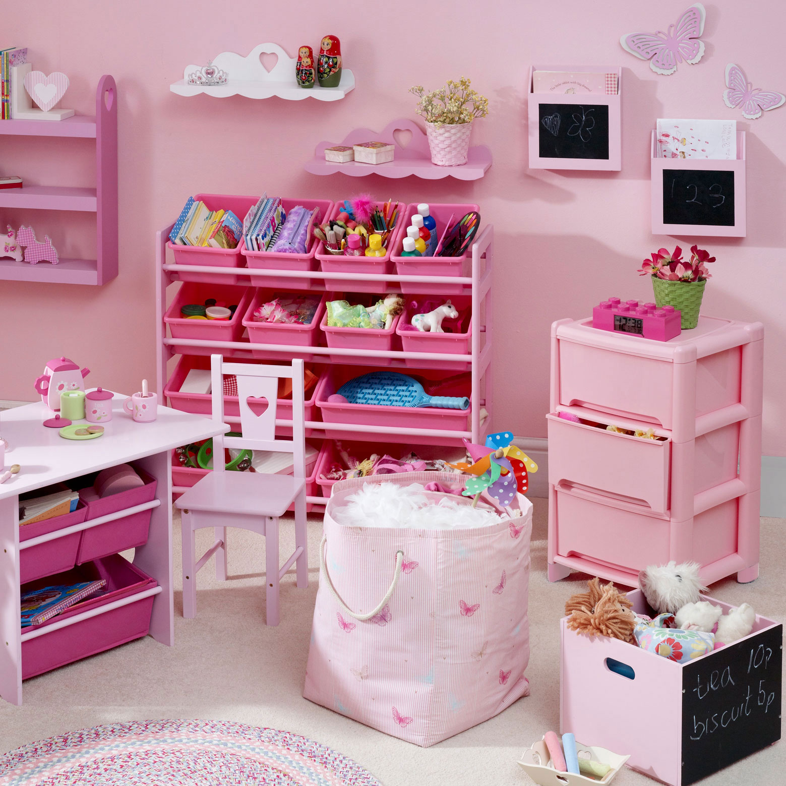 Pink toy units | Tchildren's rooms | PHOTO GALLERY | Style at Home | Housetohome