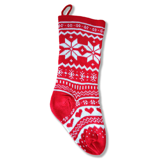 Nordic Snowflake Christmas Stocking from hunkydory home | Christmas decorating ideas | PHOTO GALLERY | 25 Beautiful Homes | Housetohome