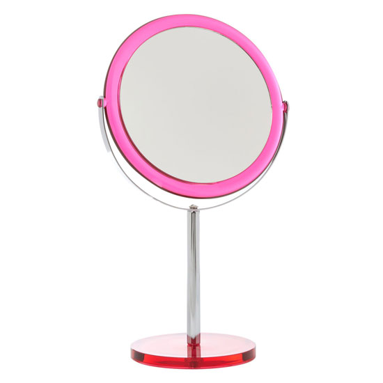 Pink acrylic mirror by Linea at House of Fraser Pink acrylic mirror by Linea at House of Fraser | Bathroom mirrors - 10 of the best | Bathroom accessories | PHOTO GALLERY | Livingetc | housetohome