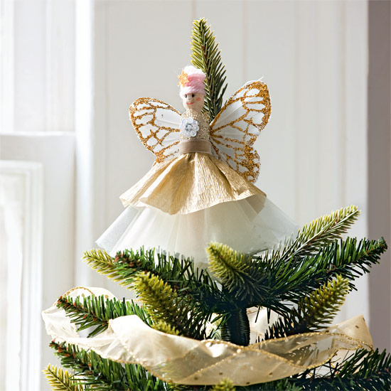 Pop our dolly-peg fairy on top of your tree - she'll become the star of your festivities