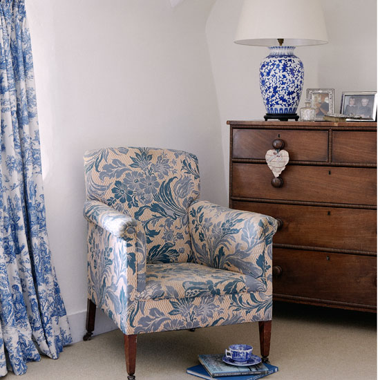 Main bedroom armchair | House tour | PHOTO GALLERY | Country Homes and Interiors | Housetohome.co.uk