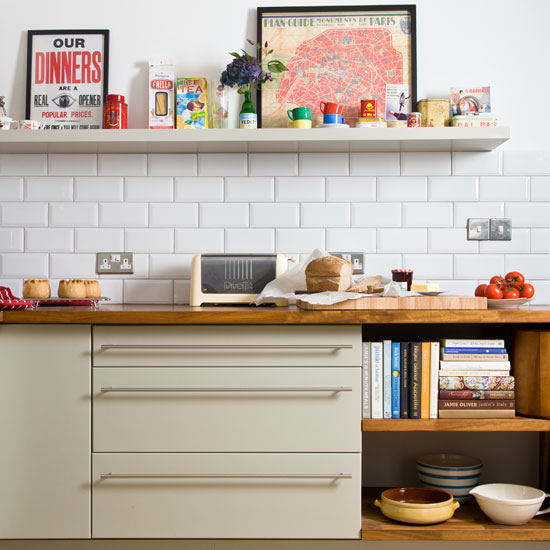 Open shelving | hand crafted kitchen | kitchen makeover | PHOTO GALLERY | Ideal Home | Housetohome