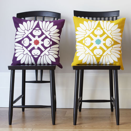 Russian Doll cushions from the Winter Palace collection by Suki Cheema