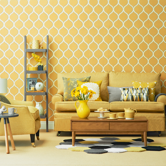 mustard living room