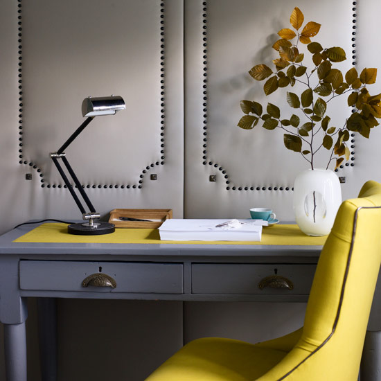 Replace leather on a desk top | Celia Rufey's furniture decorating tips and advice | Furniture decorating ideas | Celia Rufey | PHOTO GALLERY | FAQ | Homes & Gardens | Housetohome
