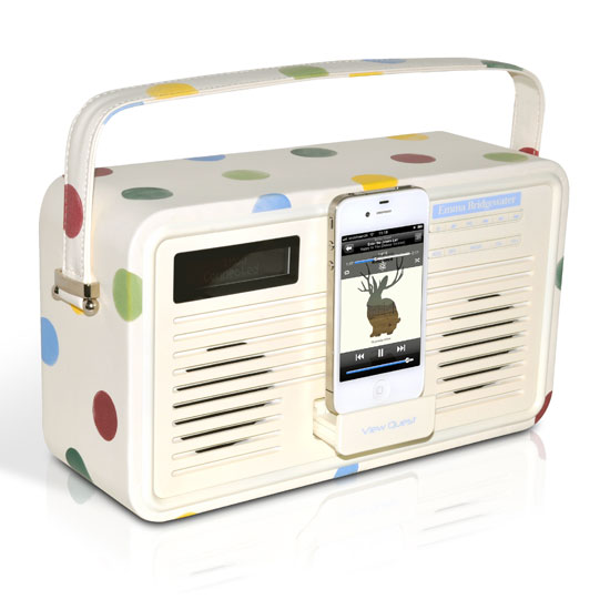 Emma Bridgewater Polka Dot DAB+/FM radio from View Quest | DAB radios | PHOTO GALLERY | Living room | Ideal Home | Housetohome
