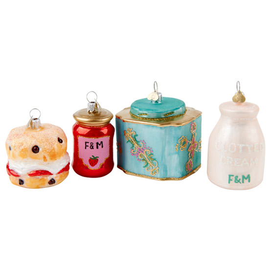 Little England cream tea baubles by Fortnum & Mason Little England cream tea baubles by Fortnum & Mason | Christmas baubles | PHOTO GALLERY | Housetohome.co.uk