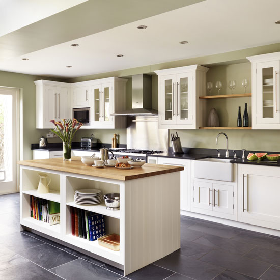Shaker-style kitchen island Shaker-style kitchen island | Kitchen islands - 10 ideas | Kitchen | PHOTO GALLERY | Beautiful Kitchens | Housetohome.co.uk