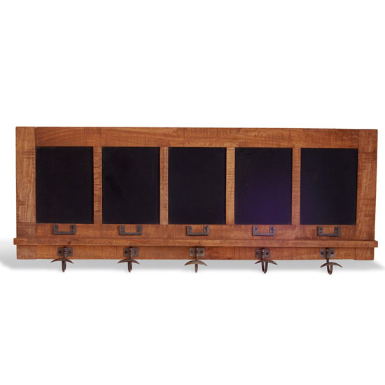 Blackboard coat hooks from Furniture123 | Hallway | PHOTO GALLERY | Style at Home | Housetohome