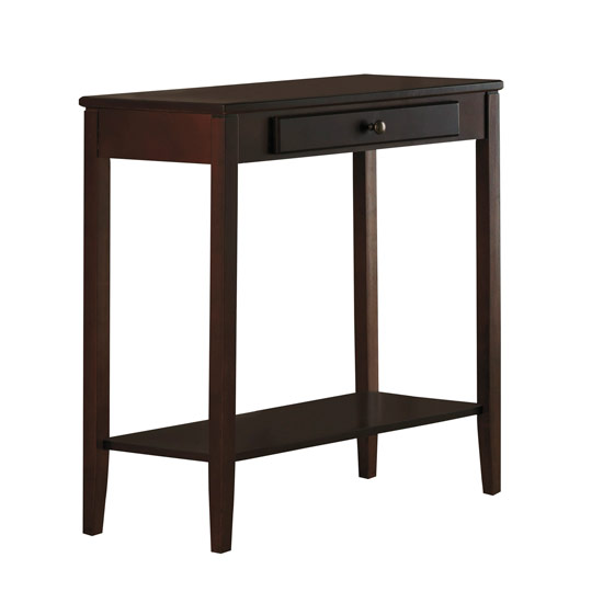 Telephone table from Argos | Hallway | PHOTO GALLERY | Style at Home | Housetohome