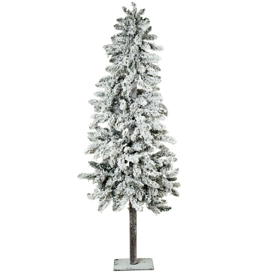 Pre-Lit Artificial Snow Effect Alpine Tree from Marks & Spencer Pre-Lit Artificial Snow Effect Alpine Tree from Marks & Spencer | Faux Christmas tree | Fake Christmas trees | PHOTO GALLERY | Livingetc | housetohome