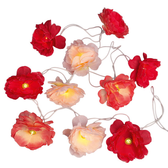 Gardenia Flower Fairy Lights from I Love Retro | Fairy lights | Lighting | PHOTO GALLERY | Livingetc | housetohome