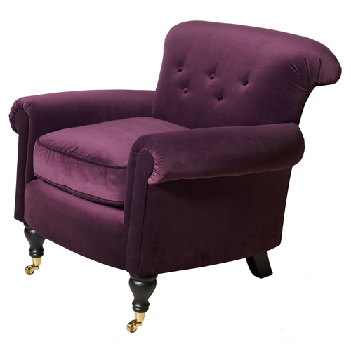 Velvet armchair from Oliver Bonas | PHOTO GALLERY | Ideal Home | Housetohome